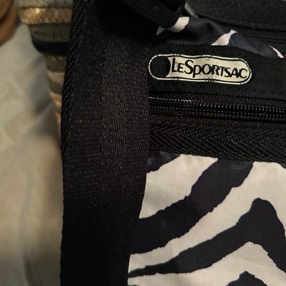 LeSportsac Zebra Print Shoulder Bag - Picture 2 of 4